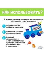 Обучающий набор с прищепками Мой, моя, моё, мои