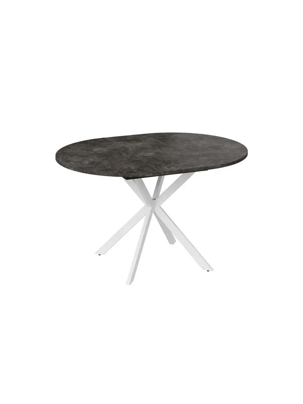 Стол кухонный обеденный круглый раздвижной 100,1х100х75 см