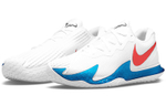 Nike Air Zoom Vapor Cage 4 fabric comfortable daily non-slip shock absorption wear-resistant wrapping support low-top tennis shoes men's white blue red