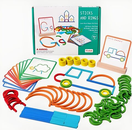 Деревянный сортер-головоломка для детей 3 6 лет развивающая логическая игрушка по Монтессори, тренирует мышление, мелкую моторику и координацию "глаз-рука"