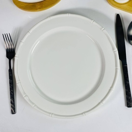 Lenardi 140-173 Набор из 6 тарелок 19,5см BAMBOO в под.уп.(х8)Фарфор