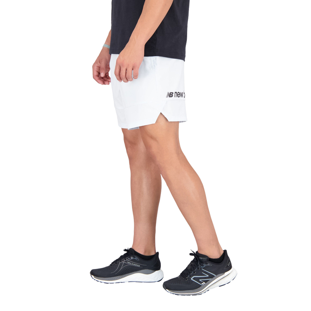 Мужские теннисные шорты New Balance Tenacity Solid 7in Shorts Men - Grey