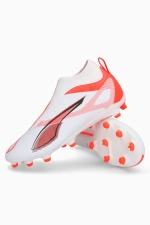 Бутсы Puma Ultra 5 Match LL FG/AG Junior - белый