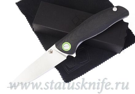 Нож Широгоров F3 Elmax Black Canvas Micarta Green SRBS