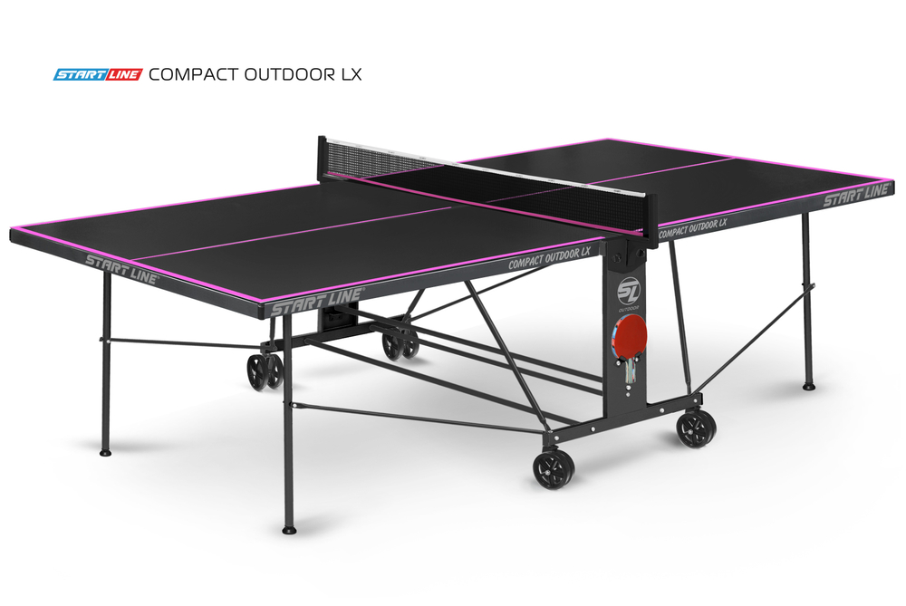 Стол теннисный Compact-2 LX Всепогодный 6 black