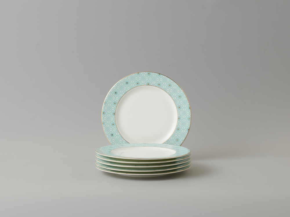 Набор тарелок закусочных 6шт 23см Mix&Match Home Максим