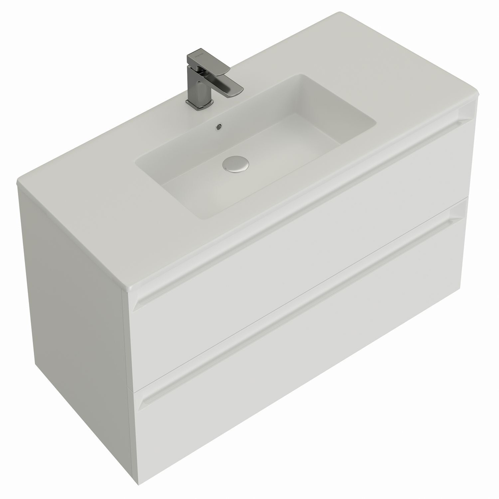 Тумба с раковиной Allen Brau Eclipse 2.0 60 см 1.E1001.WM 2.0 матовый белый