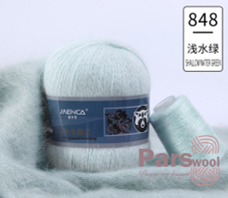 Пряжа Mink Wool (пух норки с синей этикеткой), 50г, 350м, 90%пух норки,10%полиамид (цена за 1 шт)
