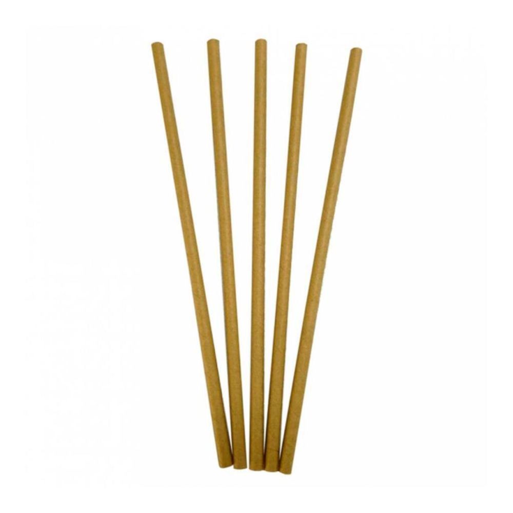 Трубочки 0,6*20 см прямые 250 шт крафт бумага Garcia De Pou
