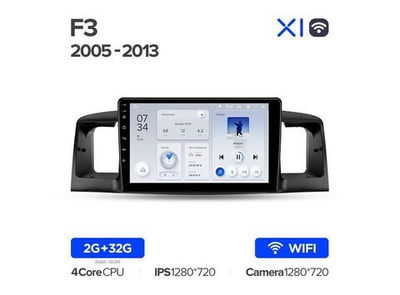Магнитола Teyes X1 2-32 Wi-Fi BYD F3 1 2005 — 2013 9.0"