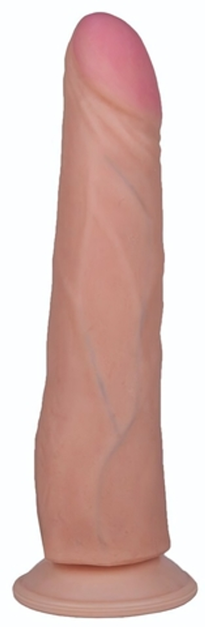 Фаллоимитатор HUMAN STYLE 8 без мошонки - 21,5 см. (Цвет: телесный)