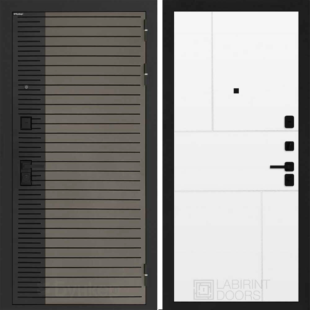 Входная дверь Бункер BN-15 - 21 Белый софт