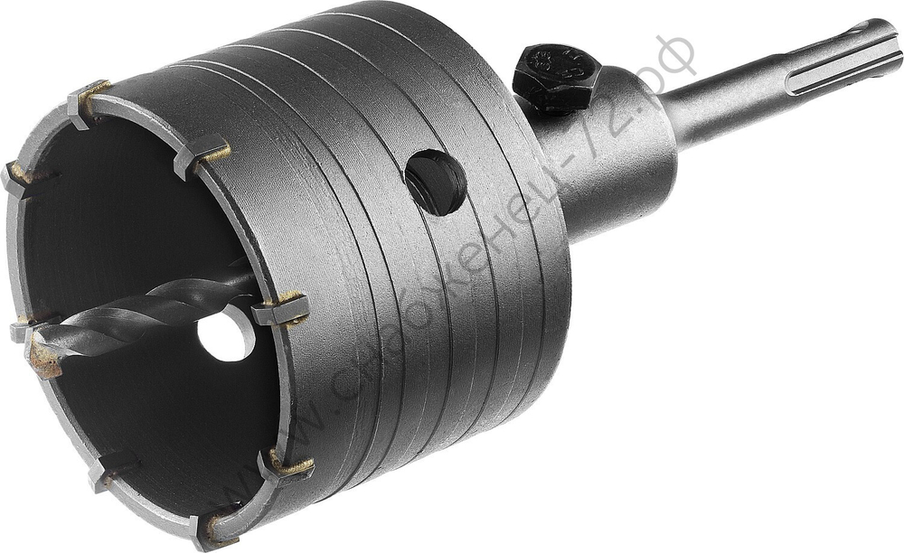 СИБИН 73 мм, SDS-plus, 8Т, Коронка по бетону с оснасткой (29216-73)