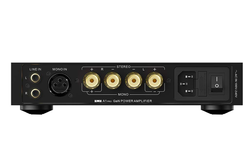 Усилитель мощности SMSL VMV A1 PRO, GaN, RCA, XLR, черный