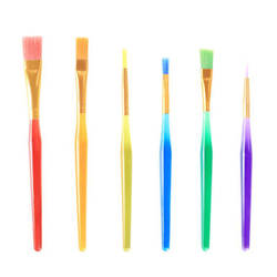 Кисти кондитерские цветные (набор 6 шт)