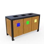 Урна Варшава для раздельного сбора мусора