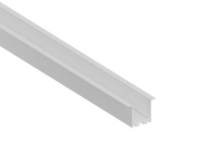 Врезной алюминиевый профиль,   47, 2х35х3000. Цвет: белый , Серия:DN8ALE