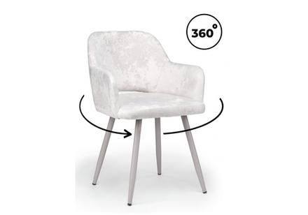 Стул на металлокаркасе Woodville Эолин 360 светло-бежевый (simple 011), серый