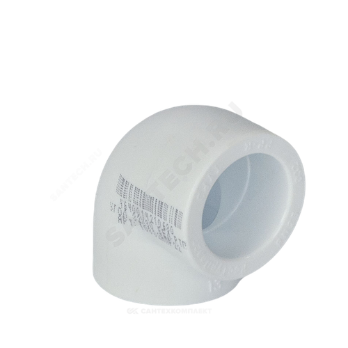 Угольник PP-R белый Дн 40х90гр внутренняя пайка RTP (РосТурПласт) 10833