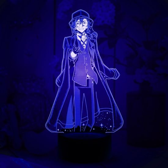 3D лампа Великий Из Бродячих Псов. Чуя Накахара