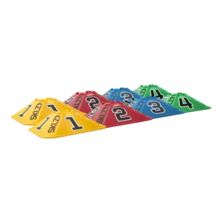 Тренировочные конусы SKLZ цветные, с нумерацией, 8 шт. SKLZ Reactive Agility Cones Fes