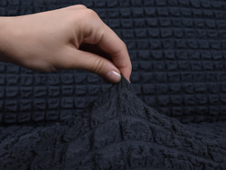 Чехол на трехместный диван без подлокотников Модерн, цвет Антрацит