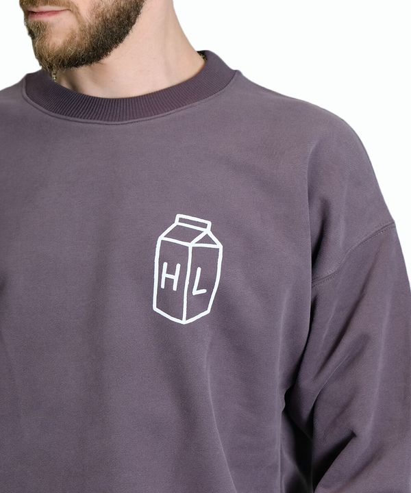Толстовка Milk темно-серая - фото 3