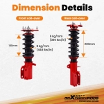 Coilovers Suspensions Adj Camber Racing Kits подходит для автомобиля Toyota Corolla 88-99 E90 E100