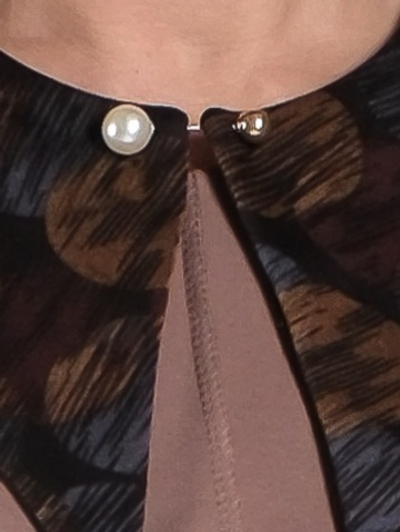 Брошь- пирсинг(жемчуг+ золото ) 1 шт   ) 1шт