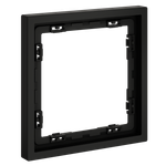 Рамка пластиковая VOLTUM S70 на 1 пост, (черный матовый)