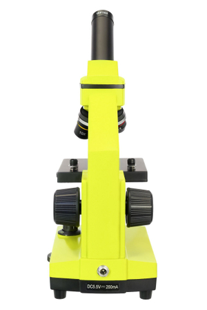 Микроскоп Levenhuk Rainbow 2L PLUS Лайм с набором Levenhuk K50