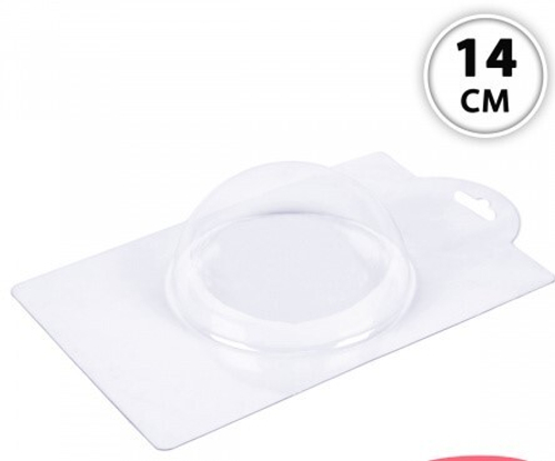 Полусфера пластиковая большая 14 см