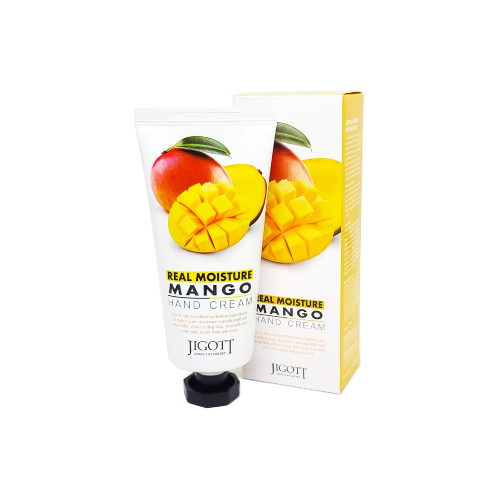 [Jigott] Real Moisture Mango Hand Cream - Крем для рук Манго, 100 мл