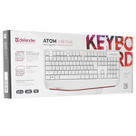 Клавиатура Defender Atom HB-546 (USB) White