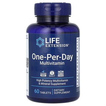 Life Extension One-Per-Day 60 tab, Мультивитамины