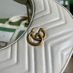 Gucci Marmont Half Moon Shaped Bag