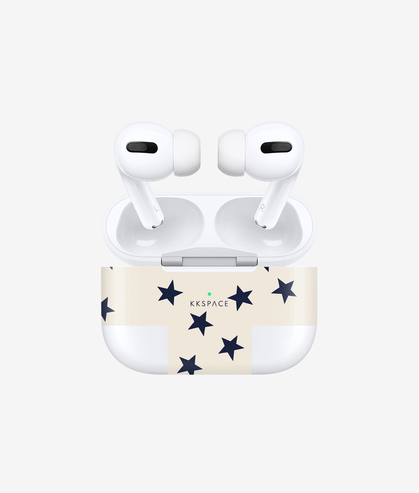 Виниловая наклейка STARRY NIGHT (белый) для AirPods