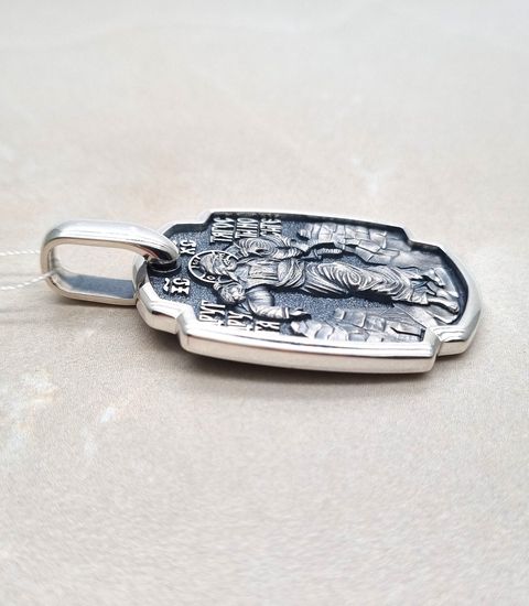 Подвес мужской: Спаситель и Архангел Михаил