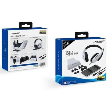 PS5 Набор аксессуаров DOBE Game Set 12 в 1 (TP5-0578)