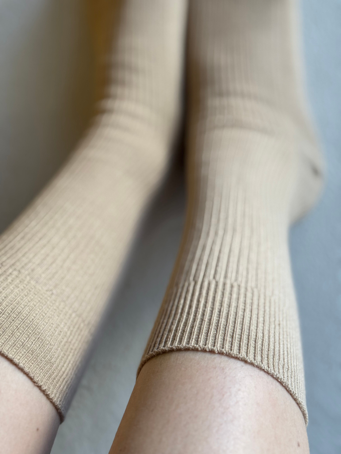 Носки MISLI:SOCKS бежевые