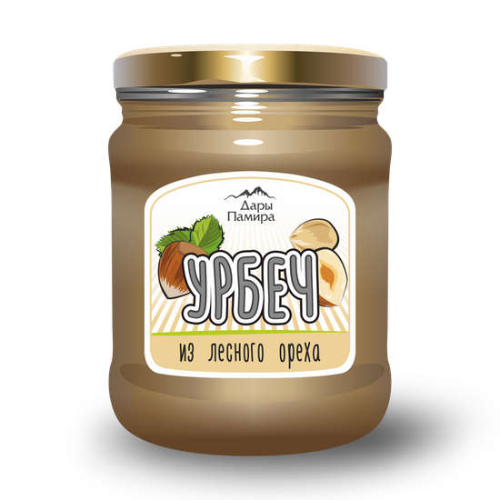 -Урбеч из лесного ореха, ДарыПамира, 230г.