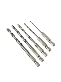 Набор сверл по металлу c шестигранным хвостовиком 5 шт VIRA