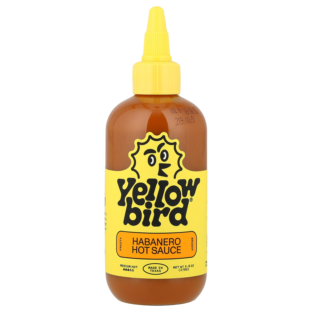 Yellowbird Sauce, Habanero, приправа, 278 г (9,8 унции)