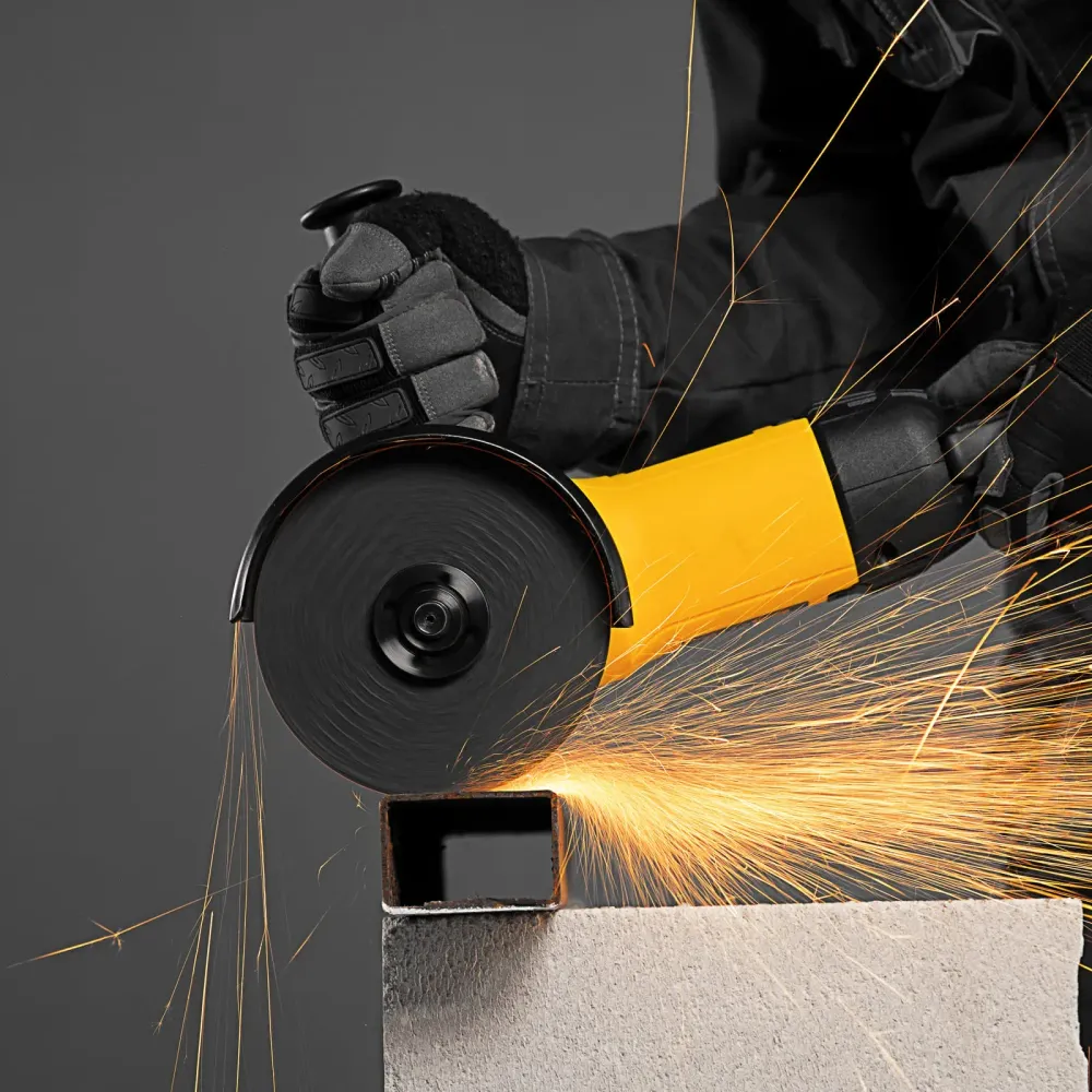 Машина шлифовальная угловая AGH125-1200A, 1200 Вт, 125 мм, 11000 об/мин Denzel 26909