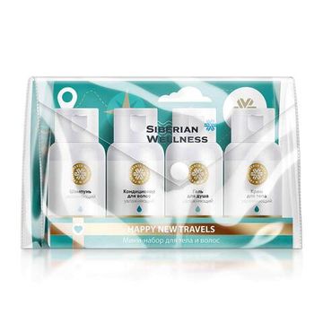 Тревел-набор для тела и волос Happy New Travels