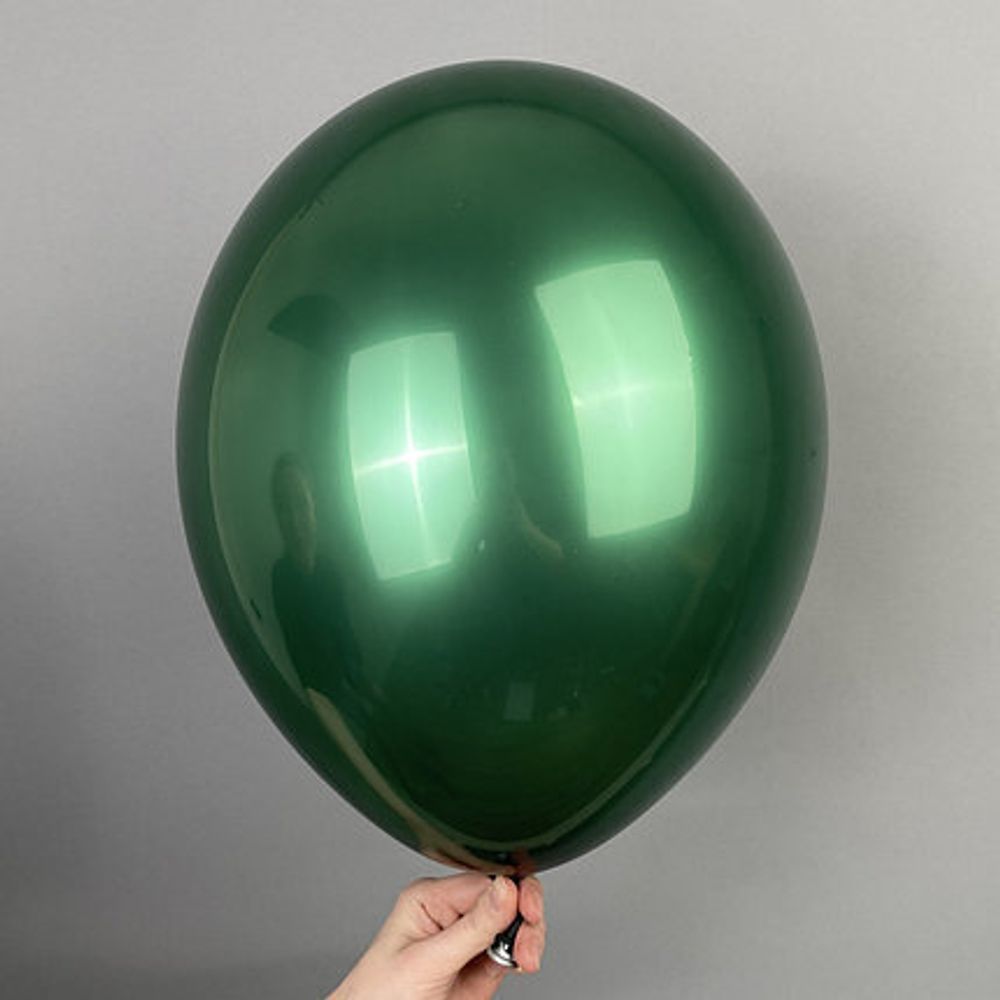 Шар 12" BELBAL-ББ дабл стафф зеленый (022 в 035) зеркальный (БГ-17)  Изображение2