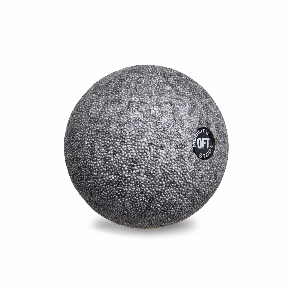 Шар массажный одинарный 8 см серый