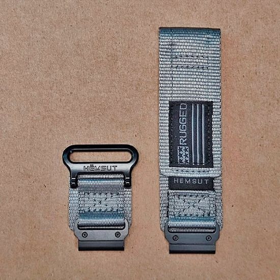 Нейлоновый ремешок Hemsut Rugged 22 мм для Garmin Fenix 7 6 5, Epix Gen 2 47mm, MARQ, Instinct, Forerunner