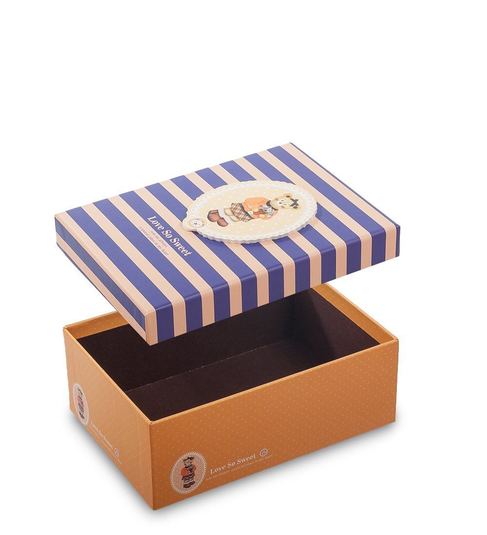 WF-08/1-B Коробка «Сладкая любовь» цв.жел./син.