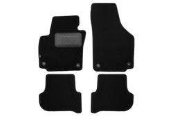 Коврики в салон для SKODA Yeti 2009-2014, 2013-2018, кроссовер, 4 шт. (текстиль) арт.KVR02451001210KH